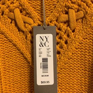 NY&C sweater Eva Mendes Collection NWT